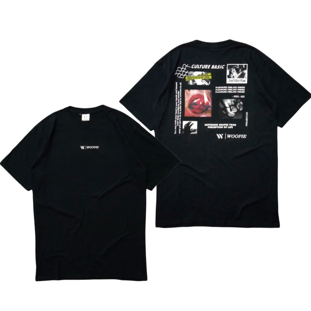Kaos Woopie - Baju Kaos Oversize Original Nexttime Pria Wanita Terbaru Termurah Terlaris - Tshirt Ka
