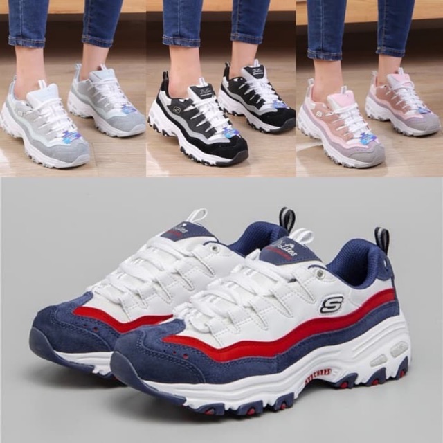 skechers d lites 2 navy