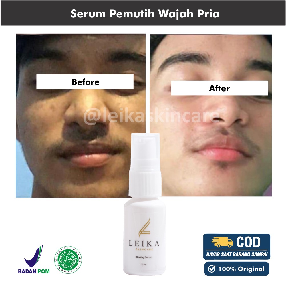 Pemutih Wajah Pria Original 100% Skincare Pria Pemutih Wajah Pemutih Muka Pria Serum Pemutih Wajah S