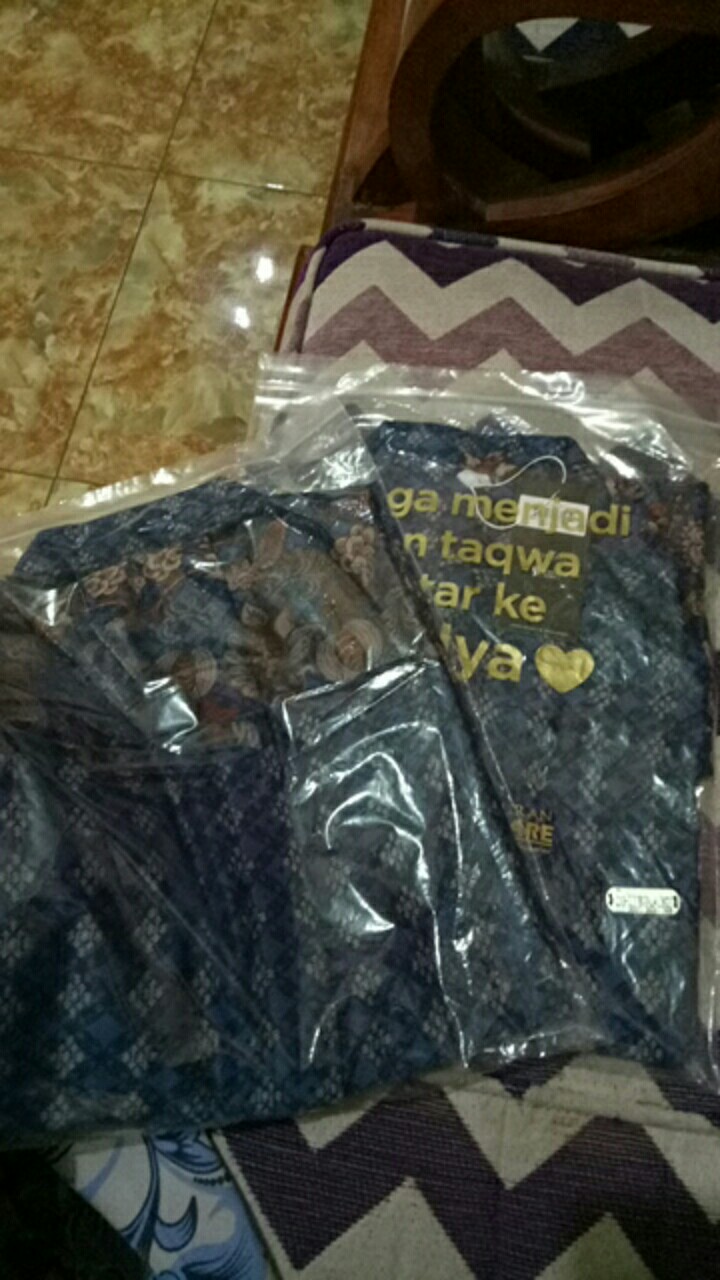 Gamis Koko Seragam Sarimbit Batik Lebaran Arki Arkani Original By Shieraki Indonesia