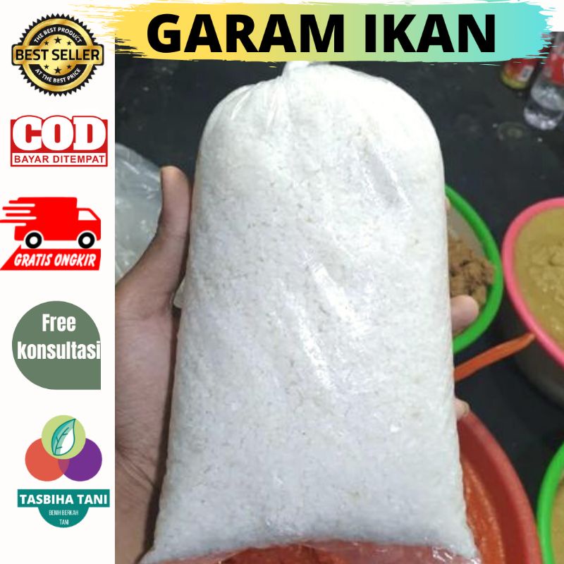 

Garam kasar krosok/ garam ikan / NACL / garam terapi /garam non yodium kualitas grade A 1 kg