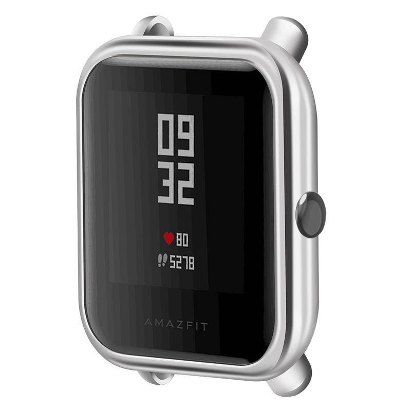 Smart Watch Screen Cover Case Pelindung Untuk Huami Amazfit Bip U S 1S pro Lite Plating Case Untuk Xiaomi Amazfit Bip Lite 1S U pro TPU Smart Watch Aksesoris