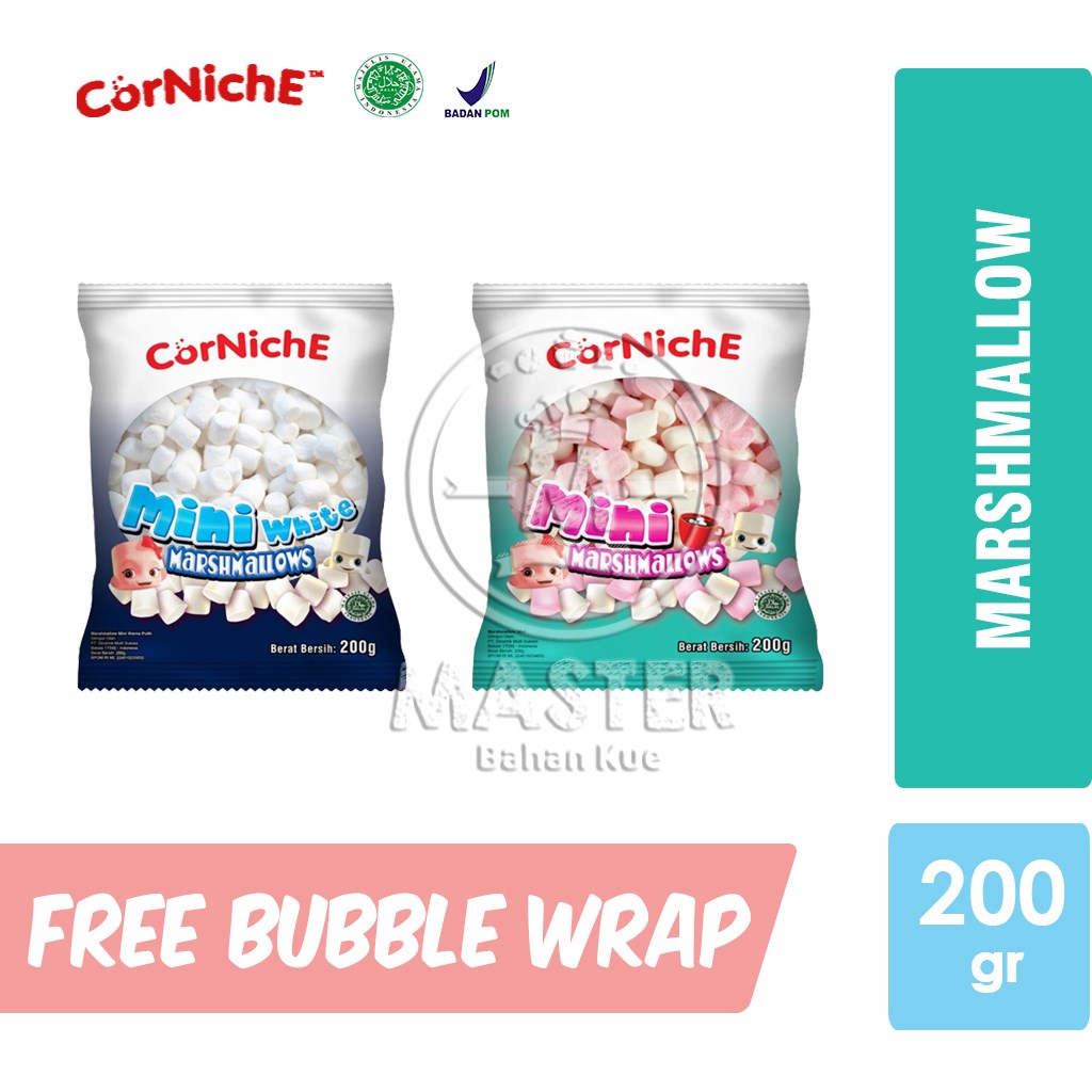 

Corniche Mini Marshmallow White/Pink White [200 gr]