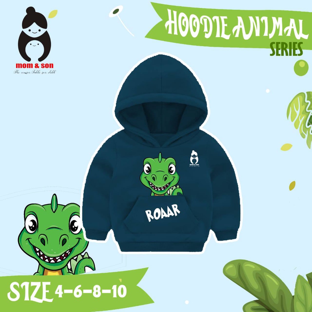 Hoodie Animal Series Mom &amp; Son