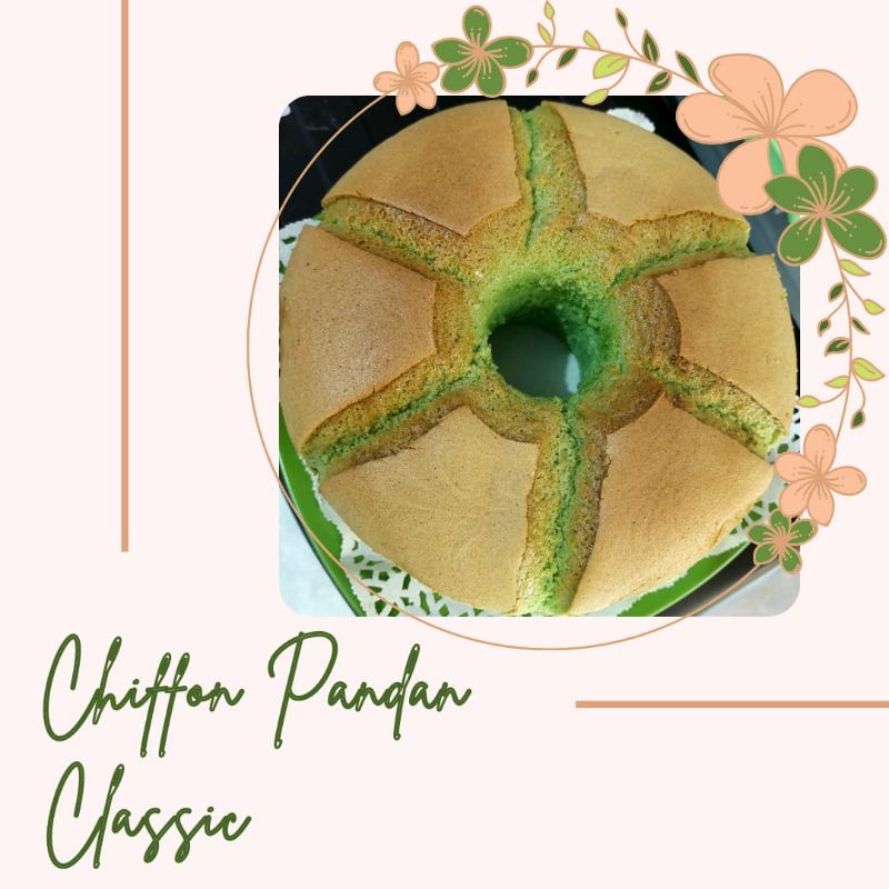 

CHIFFON PANDAN COKLAT VANILA , CELYN CAKE HOMEBAKED , FRESHLY BAKE BY ORDERS