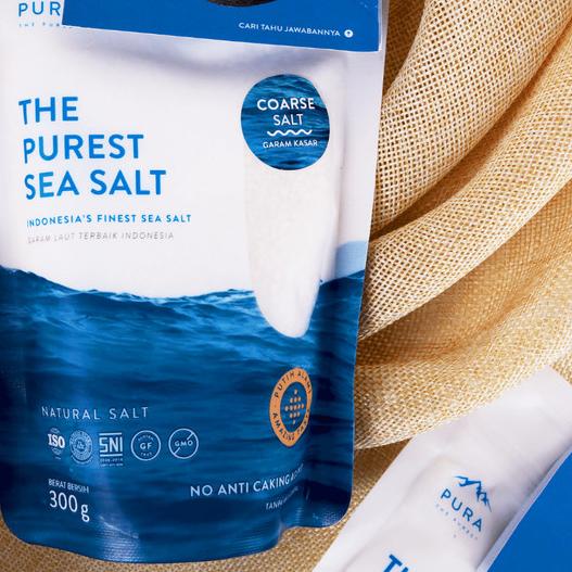 

✦ Pura - Purest Sea Salt Halus - Garam Laut Halus - 300 gram ▼