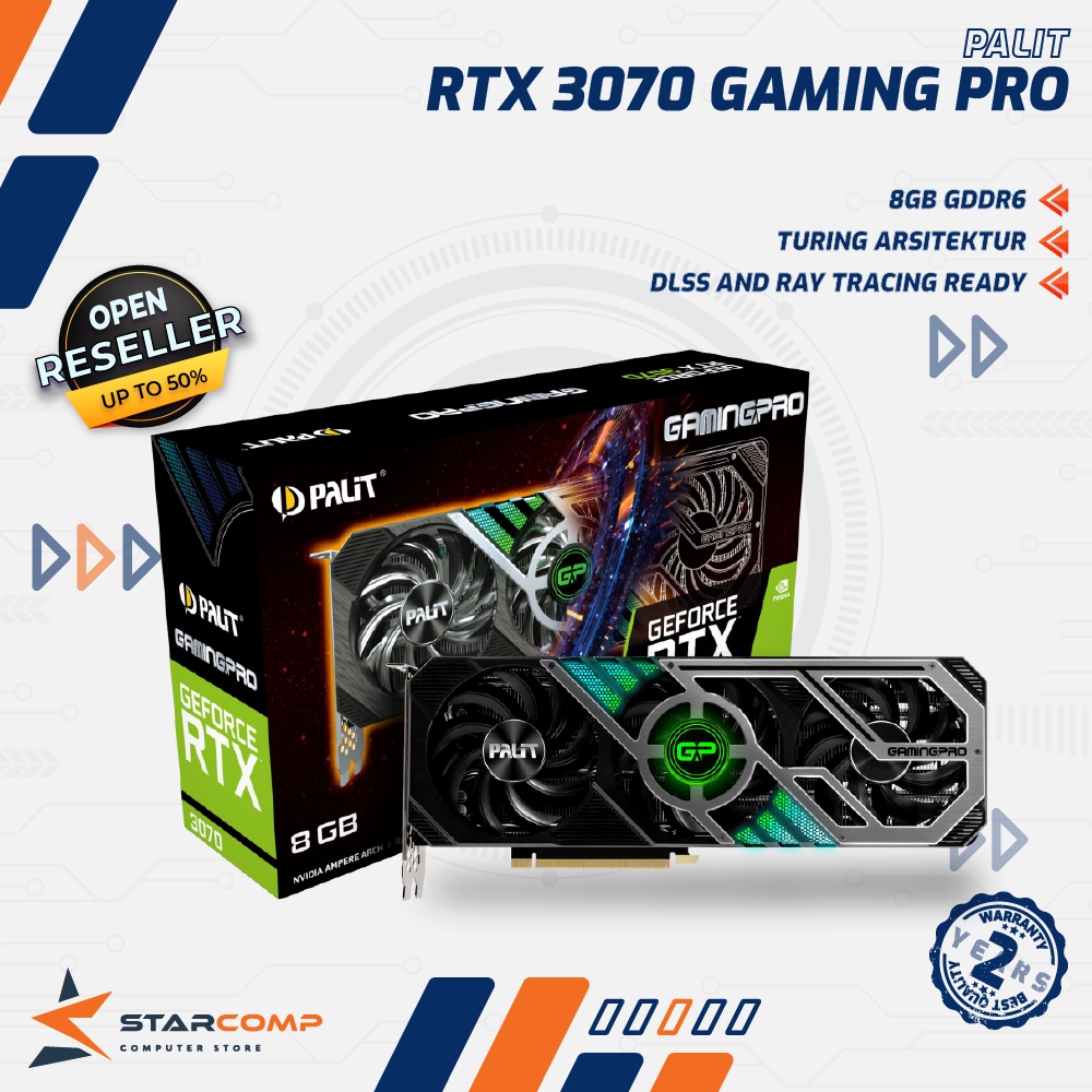 Palit Nvidia Geforce RTX 3070 Gaming Pro 8G GDDR6 256bit VGA RTX3070