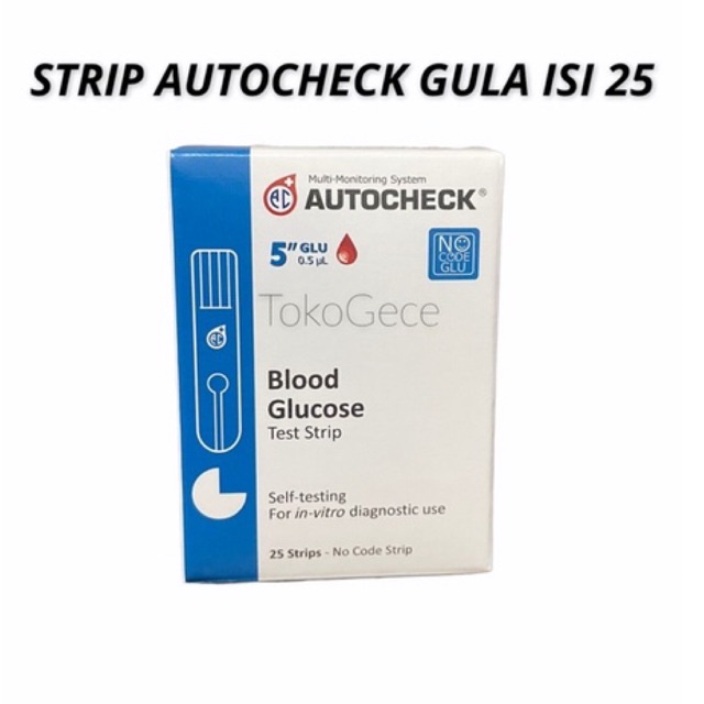 Strip Autocheck Gula / Strip Autocheck Glucose
