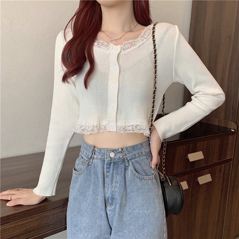 BKY - Lace Crop Top Korean Style - Somi