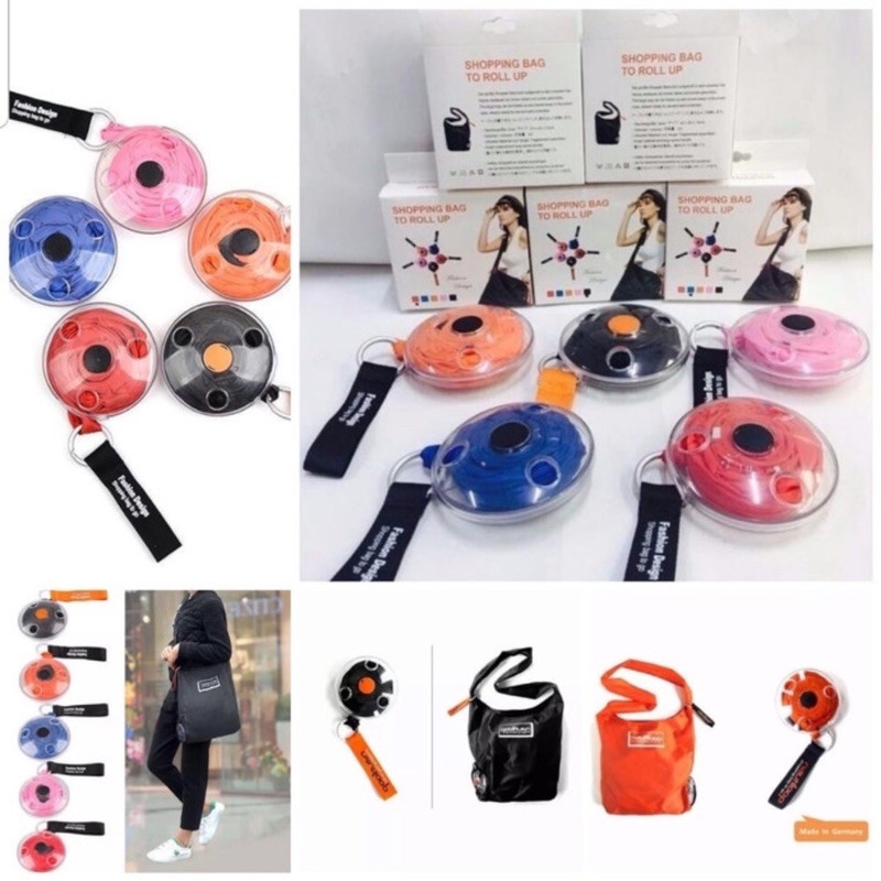 Tas Belanja Shopping Bag Design Roll Up Bisa Di Pakai Ulang Tas Belanja Praktis / Serbaguna