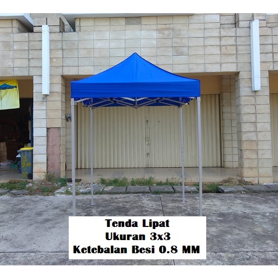 Tenda Lipat Ukuran 3x3 Besi Premium / Tenda Matic / Folding Tent