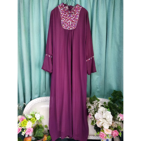 Gamis Lebaran Preloved - Gamis Pesta - Kaftan Lebaran