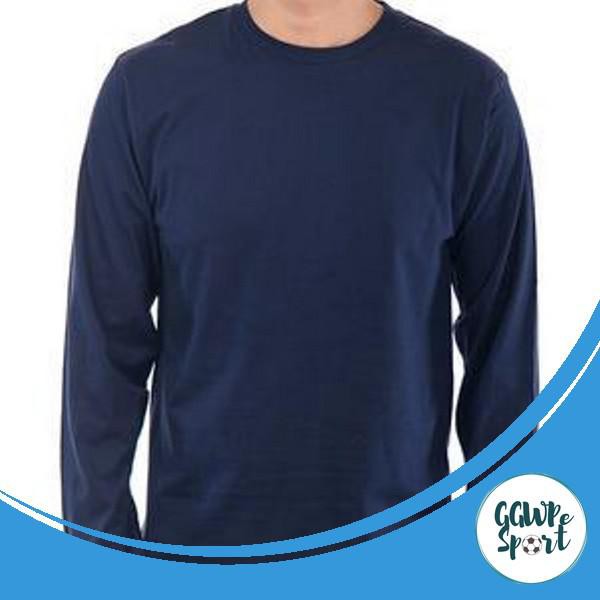 KAOS POLOS LENGAN PANJANG COTTON COMBED 30s KATUN PRIA LONGSLEEVE KUALITAS TERBAIK