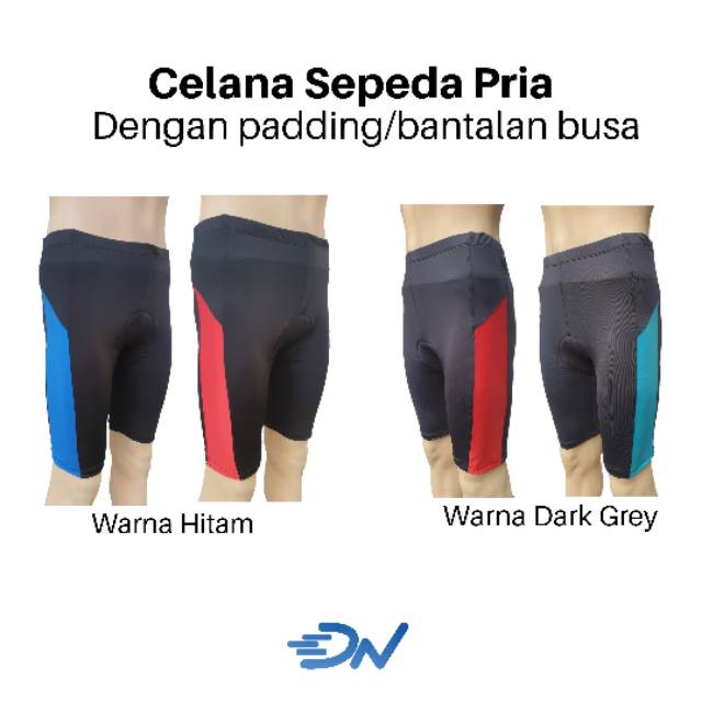 Celana sepeda pria bantalan busa padding busa | celana sepeda balap padding busa cowo