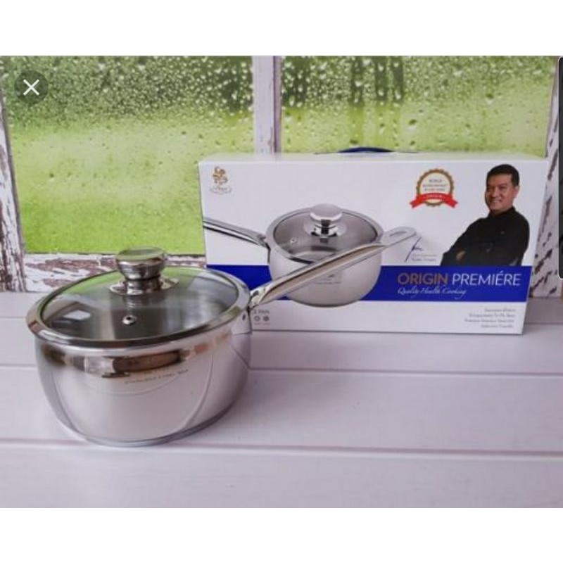 Sauce Pan Stainless Steel Saucepan Steinless Bima Origin Premier 16Cm 18 Cm B2002116 B2002118
