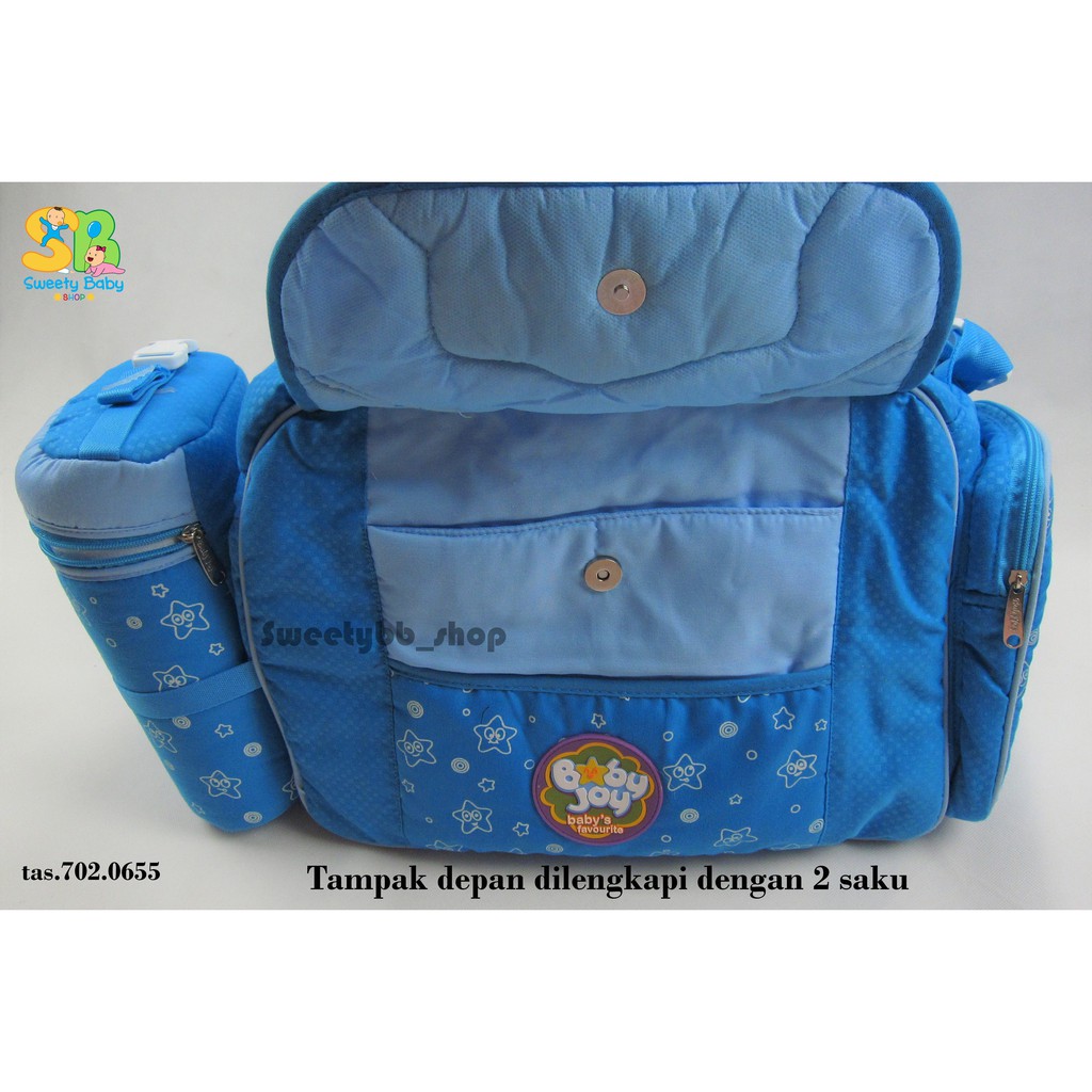 tas bayi besar dengan tempat tissue dan double tempat susu Baby Joy Melody series