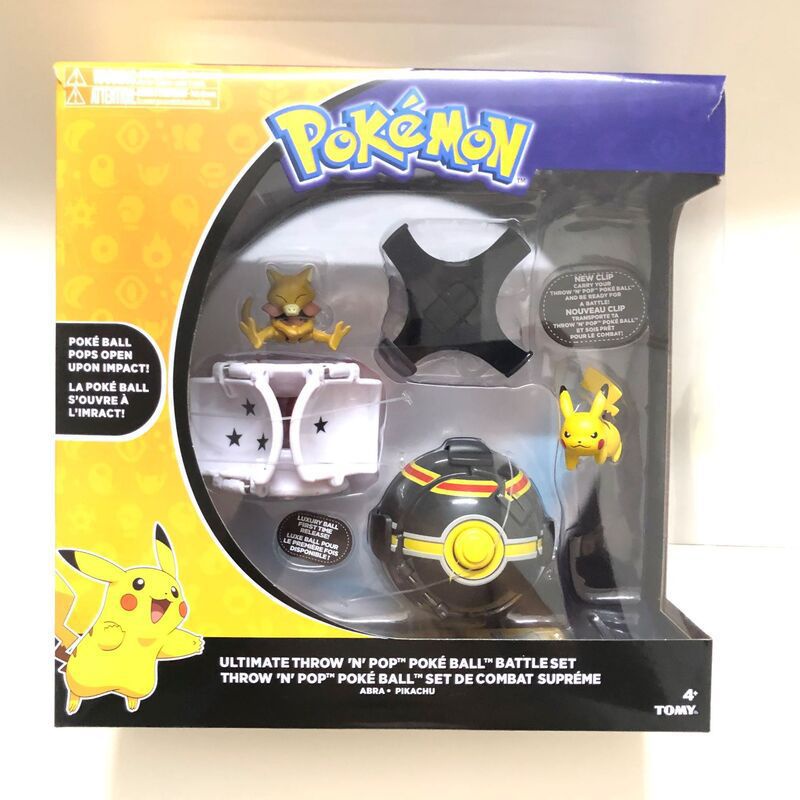 【New！！】Pokemon Clip N Go Carry Throw Pop Belt Pokeball Battle Figure Toys Trainer Game