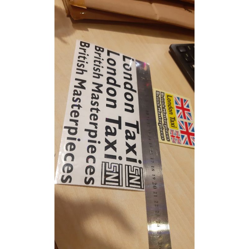 

Stiker London Taxi Double Bendera