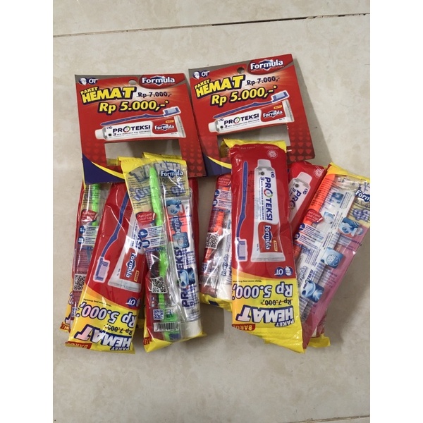 SIKAT GIGI DAN PASTA GIGI FORMULA 1 RCG (6pcs)