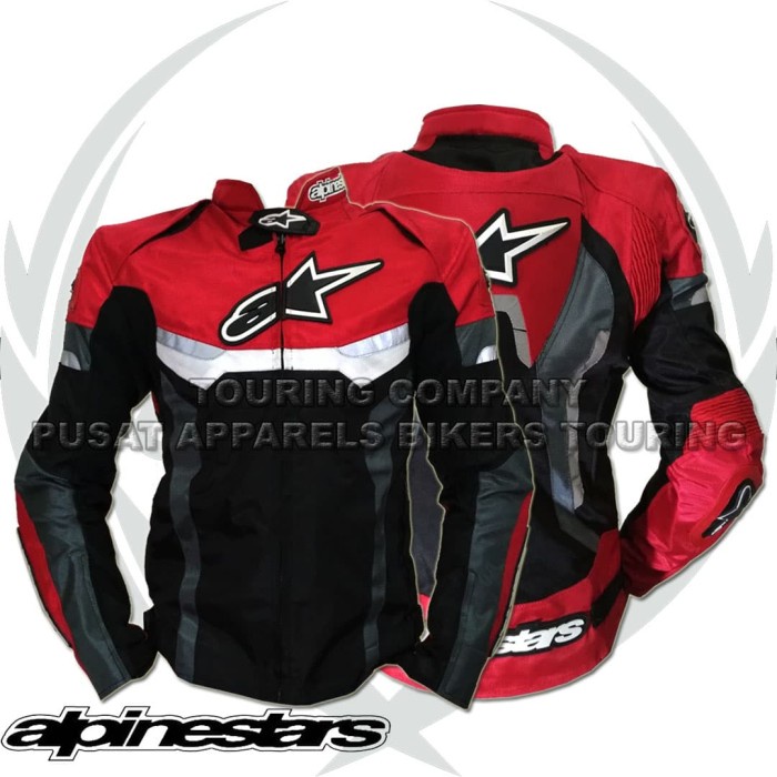 MOTOR-JAKET- JAKET TOURING ALPINESTAR CELLER MERAH / JAKET MOTOR ALPINESTAR MERAH - M -JAKET-MOTOR.