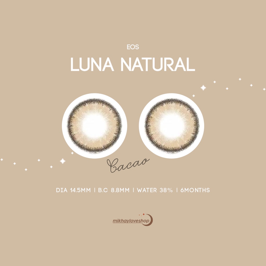 MIKHAYLOVESHOP Softlens Luna Natural Cacao | EOS