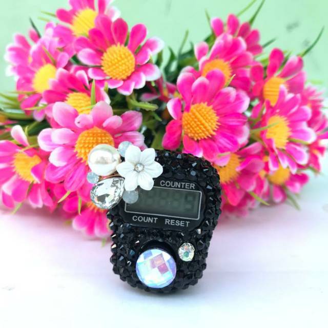 Tasbih digital swarovski alat hitung dzikir tasbih cantik tasbih blinkblink tasbih Umroh dan Haji