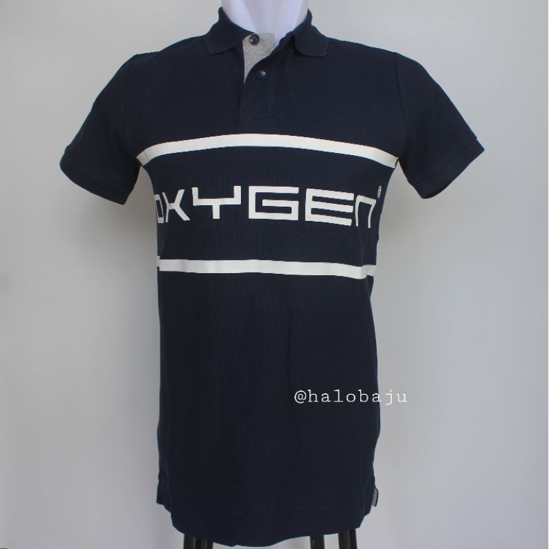 OXYGEN DENIM | 107-222141 | Kaos Kerah Oxygen / Polo Oxygen Navy Slim / Polo Shirt Oxygen Cobalt