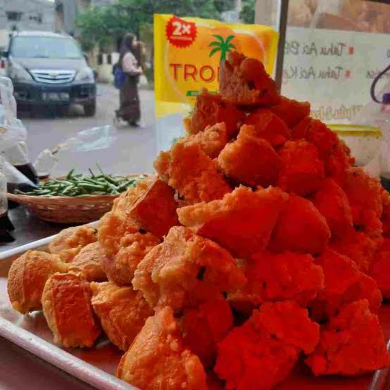 

tahu aci balado,tahu cryspi,singkong keju ayam gepuk