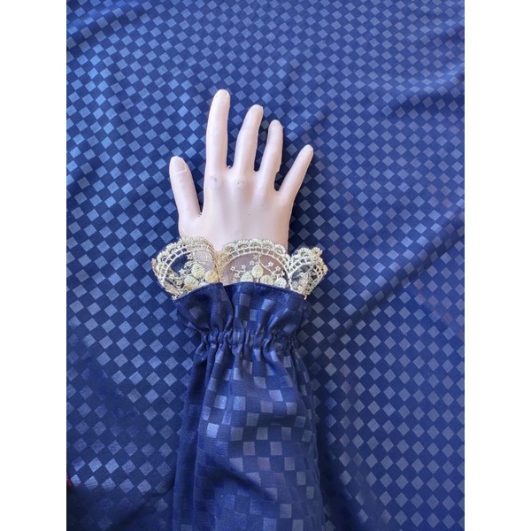 PO Set Gamis khimar cadar motif embos catur