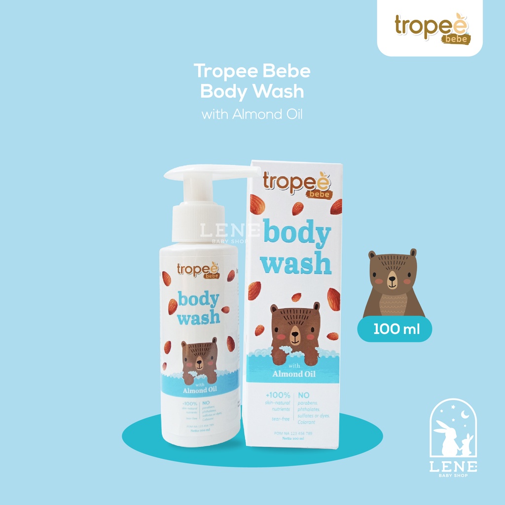 Tropee Bebe Body Wash / 2in1 Shampoo &amp; Body Wash 100ML