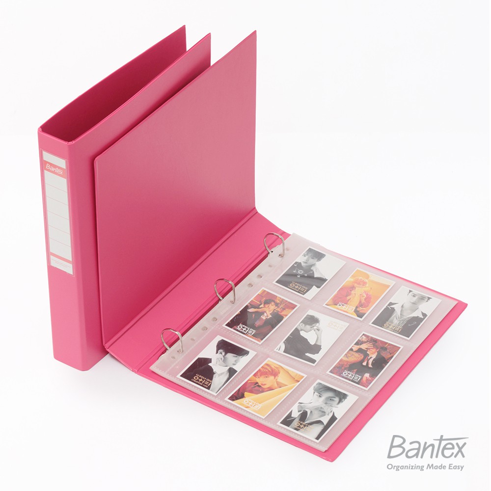 

Bantex Binder A4 3 Ring Warna Melon Pink
