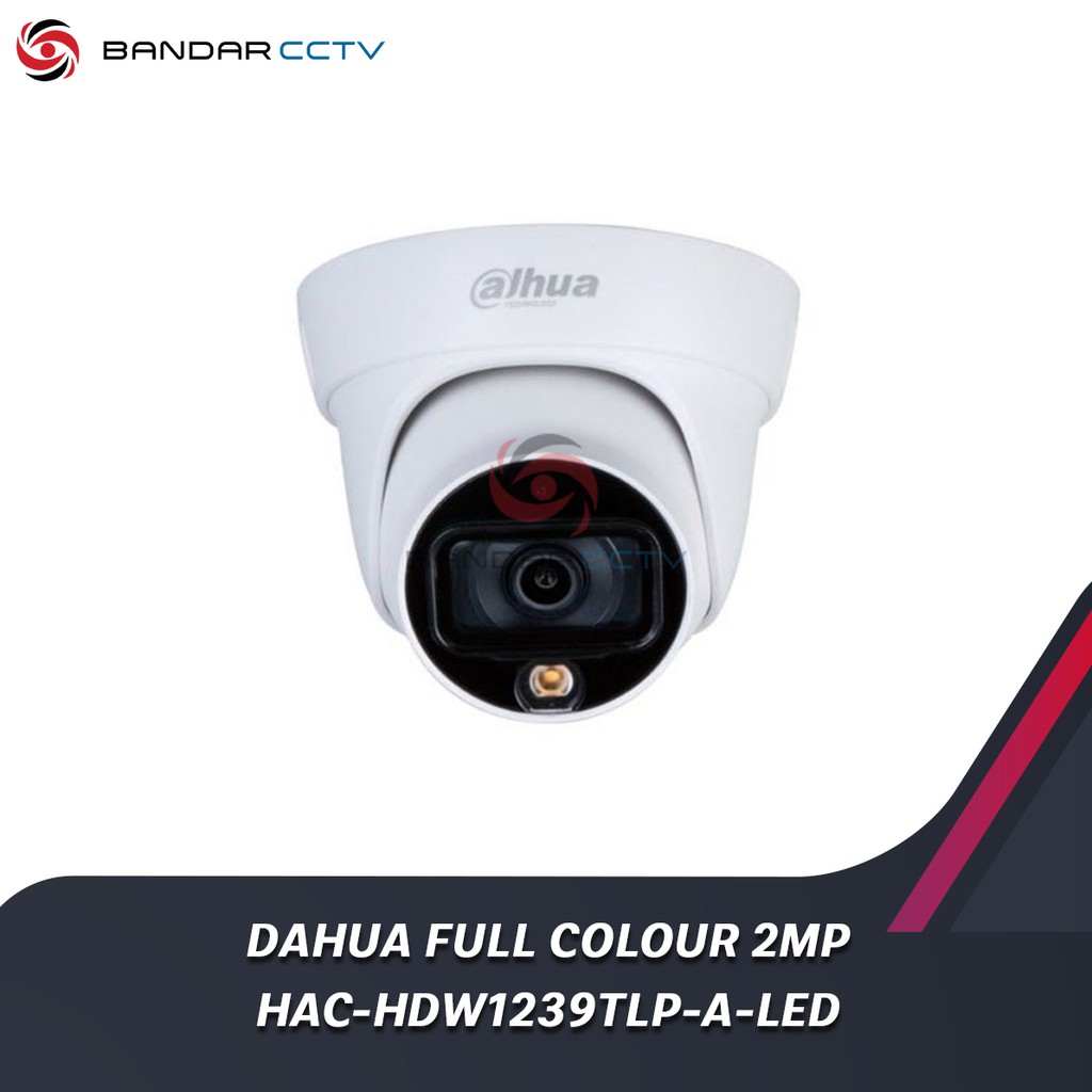 CCTV Dahua Full Colour 2MP HAC HDW1239TLP A LED