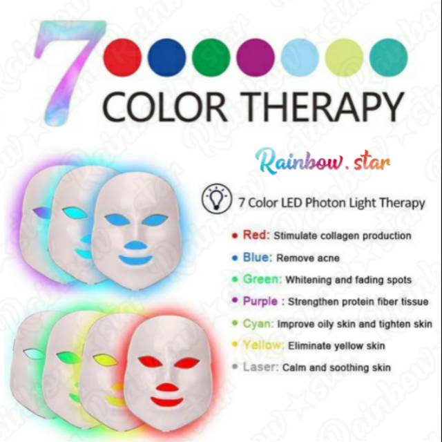 BARU . TOPENG MASKER LED Topeng perawatan LED