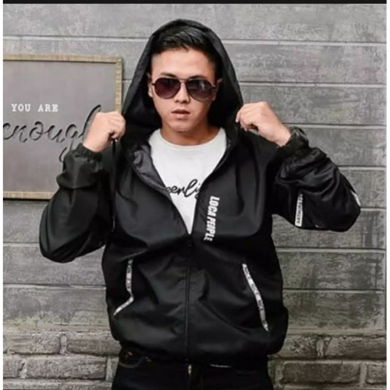loca people jaket//jaket parasut pria dan wanita // ( double puring )-2