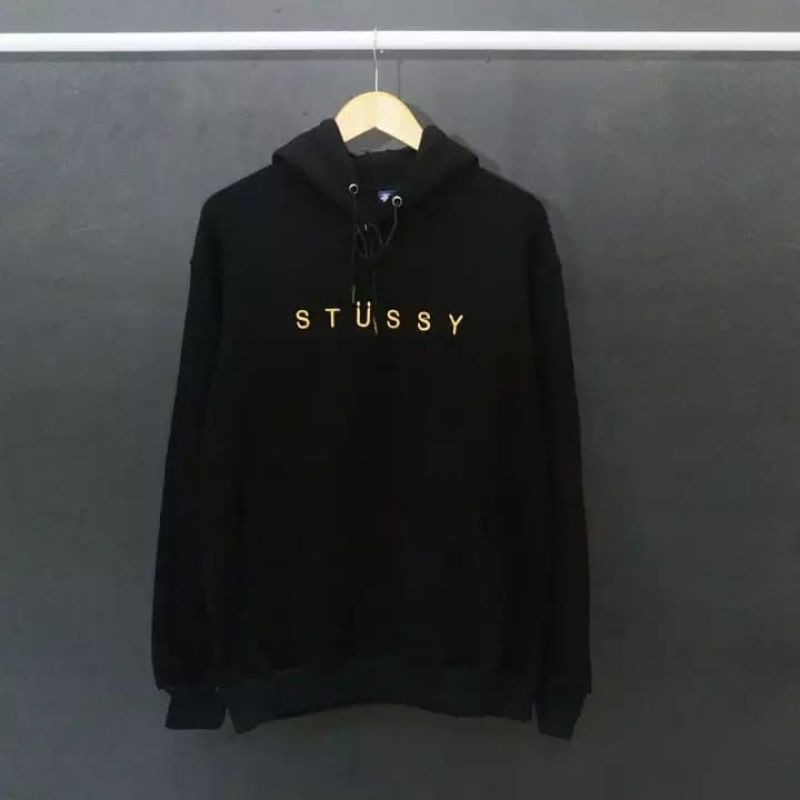 Stuss Oblong Hoodie Fleece Cowo