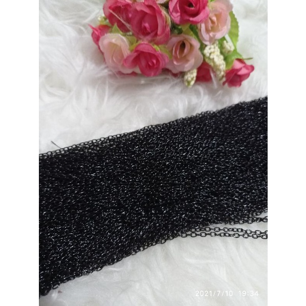 Bahan Craft : Rantai nuri hitam 07
