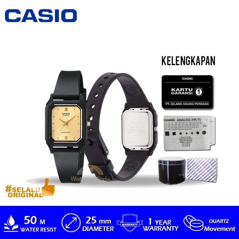 Jam Tangan Casio LQ-142E-9ADF Dengan BOX Kaleng Original Bergaransi Resmi 1 Tahun