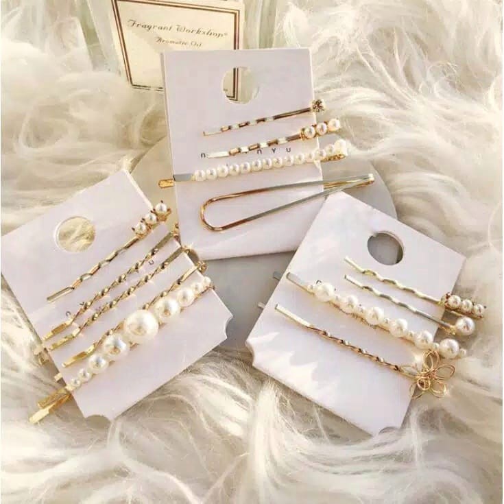 Jepit Rambut Korea Part 177 / Hairpin / Hairclip / Aksesoris Wanita / Set Jepit Rambut / Jepitan BZO