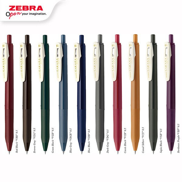 

Zebra Sarasa Clip 05 Vintage / Sarasa Best Seller / Sarasa series Vintage / Refiil JF