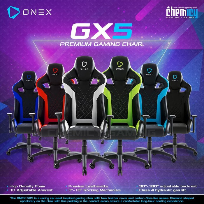 OneX GX5 Premium Quality Gaming Chair / Kursi Gaming