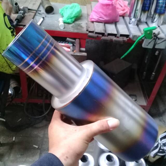 Knalpot Mobil HKS Turbo Lar Argon Sanblasting