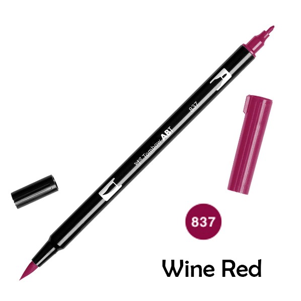 

ABT Tombow Dual Brush Pen - 837 Winer Red