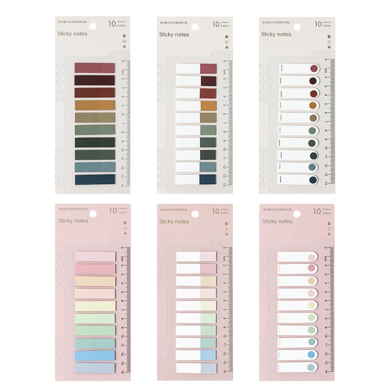 

Pastel Colour STICKY NOTE BOOKMARKS / Pembatas / Penanda BUKU