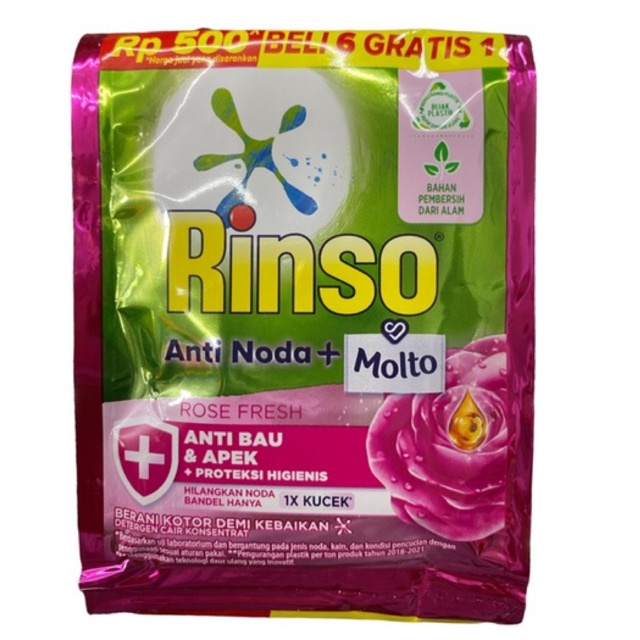 Rinso Anti Noda dengan Molto 20ml