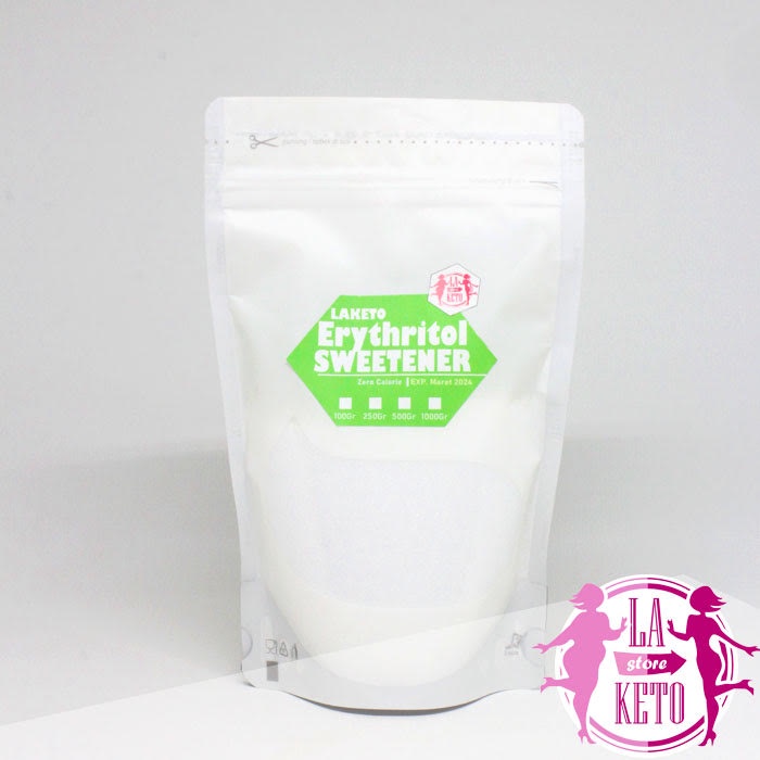 

LA KETO - Erythritol Natural Sweetener Zero Calories | Pemanis Alami Tanpa Kalori @250gr