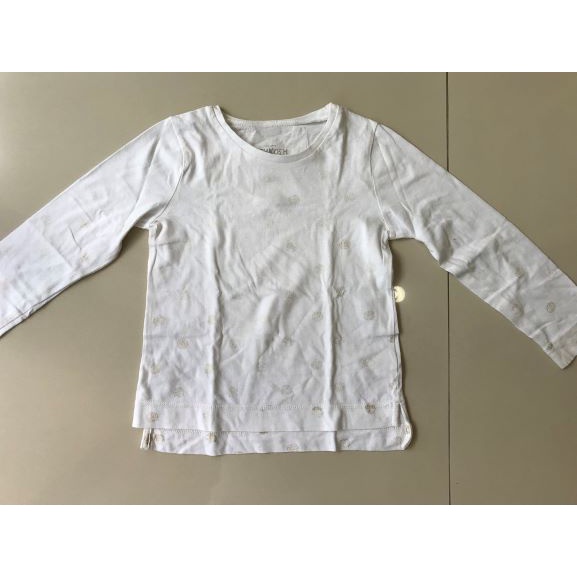 Kaus Tangan Panjang Oshkosh - Cream Polkadot