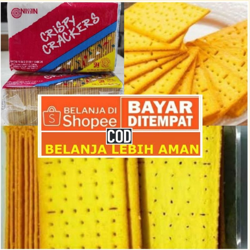 

Biskuit nissin CRISPY CRACKERS 225 gr/MAKANAN RINGAN/BISKUIT