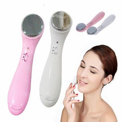 Setrika Wajah Ion Face Massager Vibration Iontophoresis Alat Pemijat Pengencang Kulit Wajah