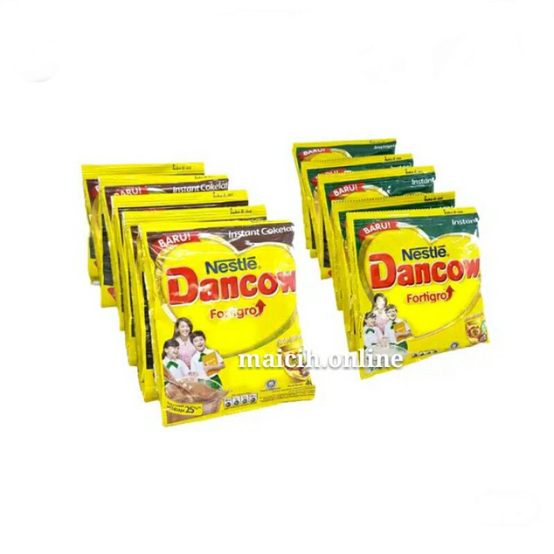 Susu Dancow Saset 27 gram isi 10 saset