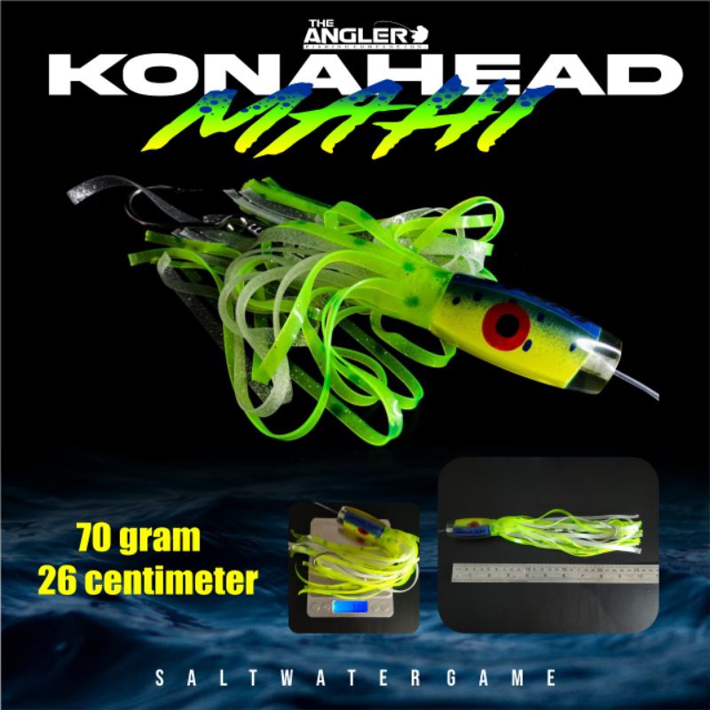 Umpan Trolling Kona head 70g Konahead Umpan Tuna Tengiri Baracuda Marlin